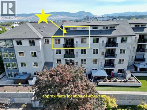 Top floor Lofted Condo at 2142 Vasile Road Unit# #409, Springfield/Spall, Kelowna