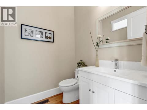 Upstairs Powder Room at 3984 Finnerty Road, Wiltse/Valleyview, Penticton