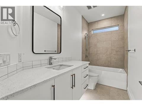 Second Bathroom (3PC) at 487 Clifton Road N, Glenmore, Kelowna