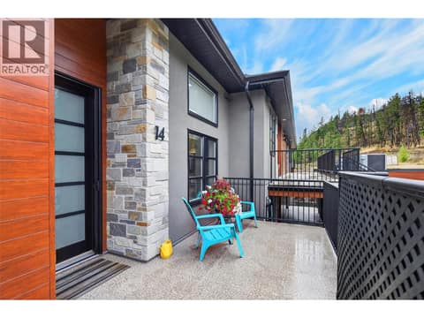Front Deck views of green space at 9700 Santina Road Unit# 14, Lake Country North West