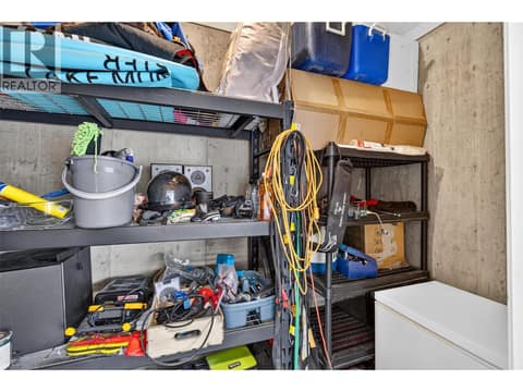 Locked Storage inside 2+ Car Garage Detached Ground level at 9700 Santina Road Unit# 14, Lake Country North West