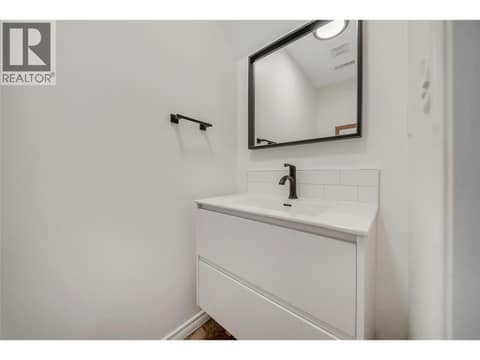 Powder room Mainfloor at 3339 Clement Road Unit# 7, Lake Country East / Oyama