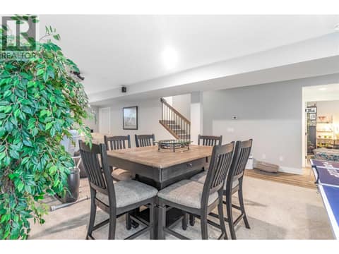 Open concept in the spacious lower level at 1528 FAWN RUN Drive, Upper Mission, Kelowna