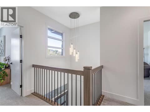 Stairway to Upper Floor at 1528 FAWN RUN Drive, Upper Mission, Kelowna