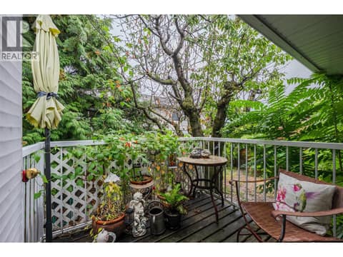 Deck off of the primary at 902 Maccleave Avenue, Columbia/Duncan, Penticton
