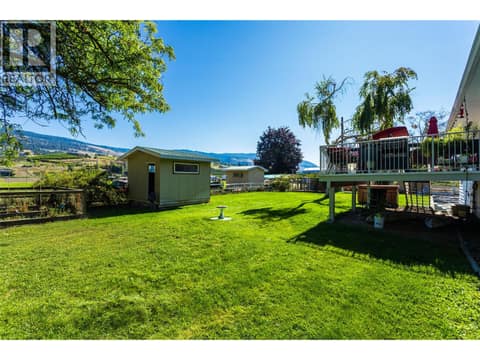 Back Yard at 4781 Old Vernon Road, Ellison, Kelowna