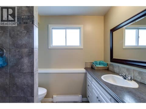 Bathroom Down at 4781 Old Vernon Road, Ellison, Kelowna