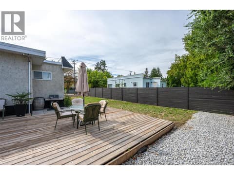 Deck. at 637 Alexander Avenue, Main North, Penticton