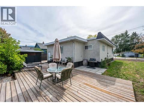 Deck/patio, at 637 Alexander Avenue, Main North, Penticton