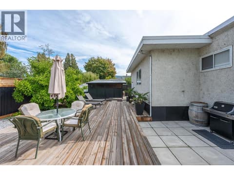 Deck/patio. at 637 Alexander Avenue, Main North, Penticton