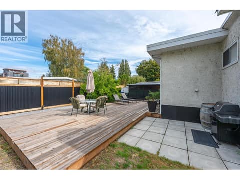 Deck/patio. at 637 Alexander Avenue, Main North, Penticton