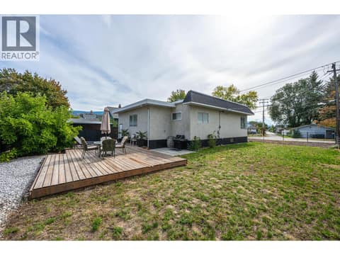 Deck/yard. at 637 Alexander Avenue, Main North, Penticton
