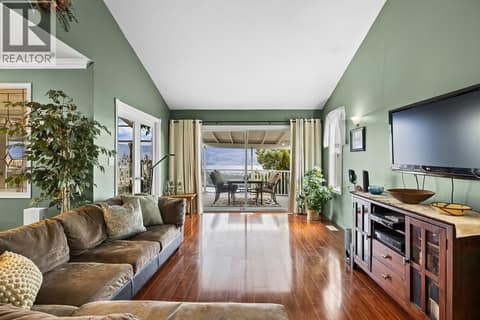 Doors to deck at 3219 Sagebrush Court, Shannon Lake, West Kelowna