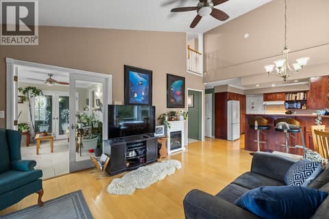 Doors to sunroom at 3219 Sagebrush Court, Shannon Lake, West Kelowna