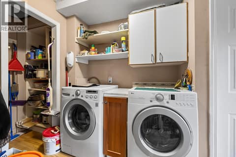 Laundry on main floor at 3219 Sagebrush Court, Shannon Lake, West Kelowna