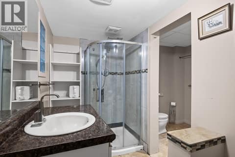 Suite bathroom at 3219 Sagebrush Court, Shannon Lake, West Kelowna