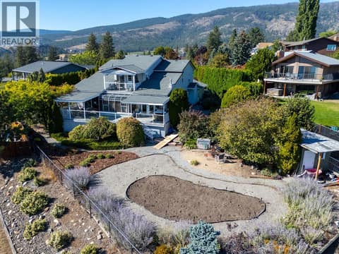View of house from backyard at 3219 Sagebrush Court, Shannon Lake, West Kelowna