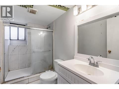 Legal Suite Bathroom at 758 Josselyn Court, Rutland North, Kelowna