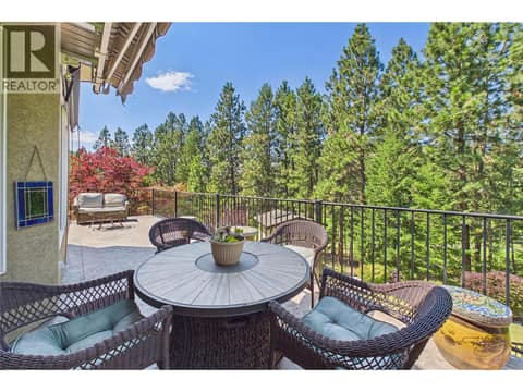 Deck at 1950 Capistrano Drive Unit# 108, University District, Kelowna