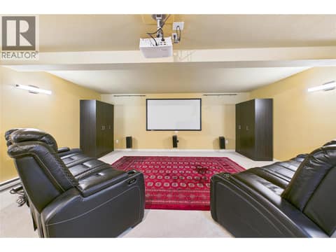 Media/Theater Room at 1950 Capistrano Drive Unit# 108, University District, Kelowna