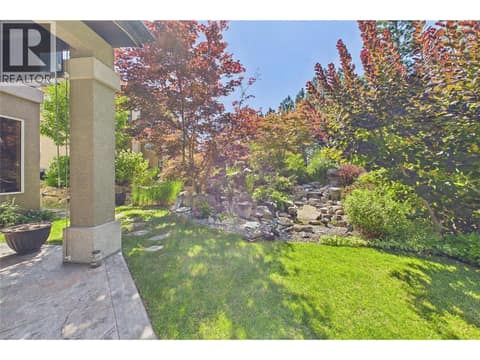 Waterfall Feature at 1950 Capistrano Drive Unit# 108, University District, Kelowna