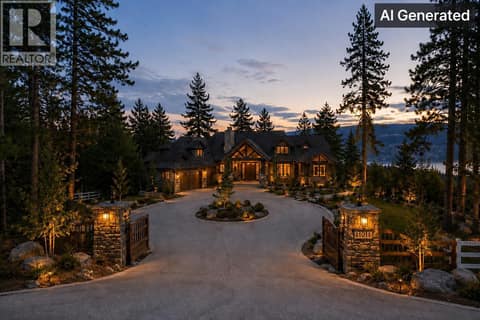AI Rendering of a Walkout Rancher Home with entry from Cemetery Road. at 11011 Hallam Drive, Lake Country South West