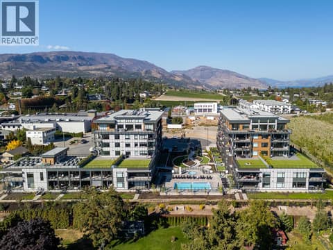 Aerial View of The Residences at Lakeview Village at 2780 Olalla Road Unit# 107, Lakeview Heights, West Kelowna