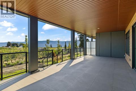 Deck with Walking Path Access at 2780 Olalla Road Unit# 107, Lakeview Heights, West Kelowna