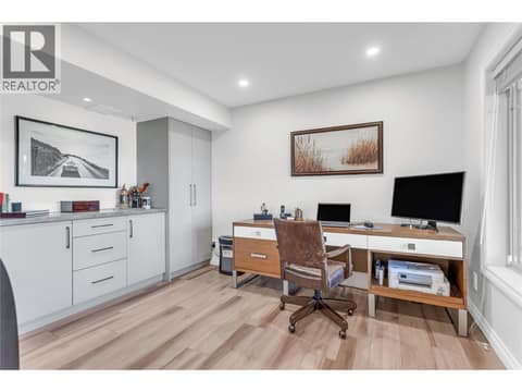 Office/den with built-in shelving at 1113 Mt Fosthall Drive, Middleton Mountain Vernon