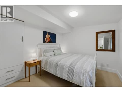 Bedroom off Living Room at 5147 Lakeshore Road, Upper Mission, Kelowna