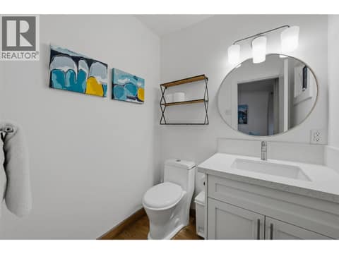 Half bath ensuite at 5147 Lakeshore Road, Upper Mission, Kelowna