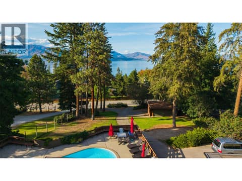 Lower part of property, garage and RV parking. at 5147 Lakeshore Road, Upper Mission, Kelowna