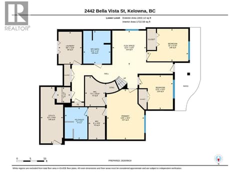 Lower Level at 2442 Bella Vista Street, Black Mountain, Kelowna