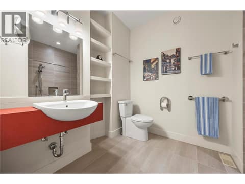 Main floor 3 piece bathroom at 2442 Bella Vista Street, Black Mountain, Kelowna