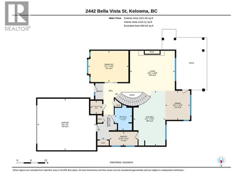 Main level at 2442 Bella Vista Street, Black Mountain, Kelowna
