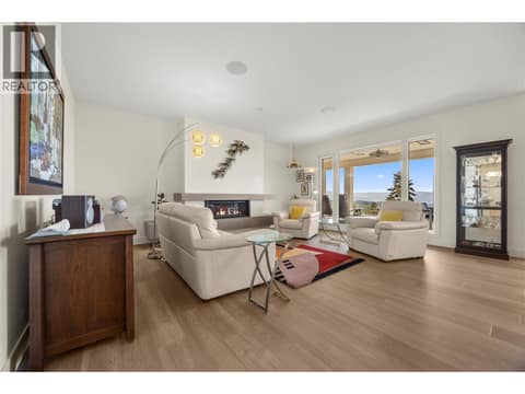 Open floor living room at 2442 Bella Vista Street, Black Mountain, Kelowna