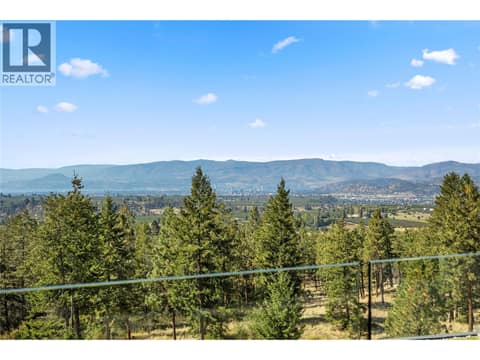 View from deck at 2442 Bella Vista Street, Black Mountain, Kelowna