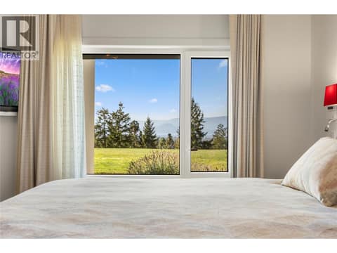 West facing window in primary at 2442 Bella Vista Street, Black Mountain, Kelowna