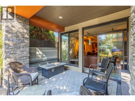 Large Patio at 446 WEST Avenue Unit# 102, Kelowna South