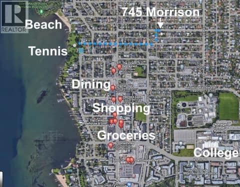 745 Morrison location near dining and shopping and beaches at 745 Morrison Avenue Unit# 4, Kelowna South