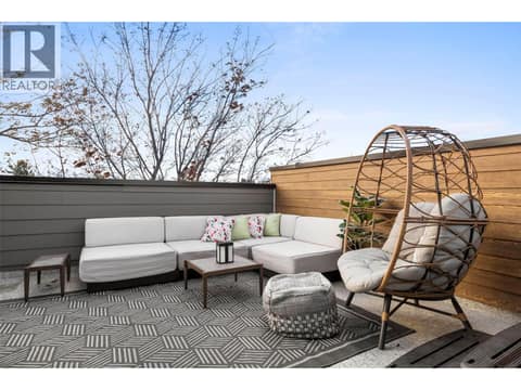 Roof Top Patio at 745 Morrison Avenue Unit# 4, Kelowna South