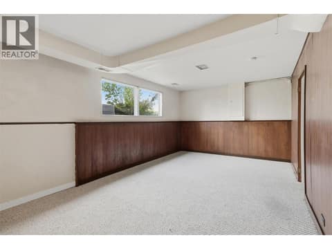 Lower Level Rec Room at 211 CONNAUGHT Road, South Kamloops