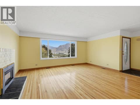 Main Living Area with Gas Fireplace at 211 CONNAUGHT Road, South Kamloops
