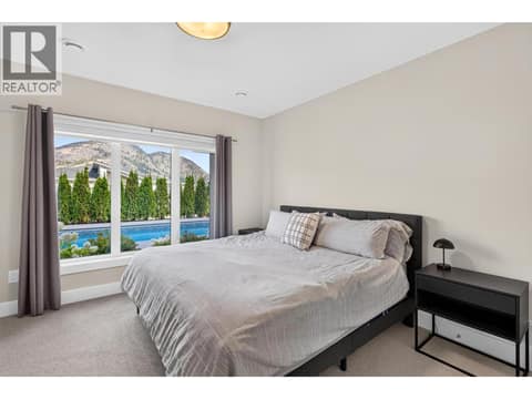 Bedroom #3 (lower level) at 887 Loseth Drive, Black Mountain, Kelowna