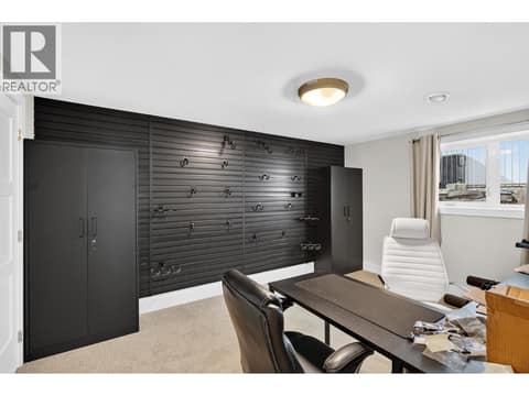 Bedroom #4 (lower level) at 887 Loseth Drive, Black Mountain, Kelowna