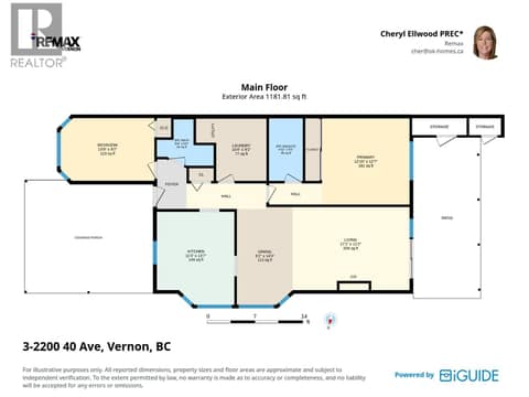Covered Porch is Actually Carport at 2200 40 Avenue Unit# 3, Harwood, Vernon