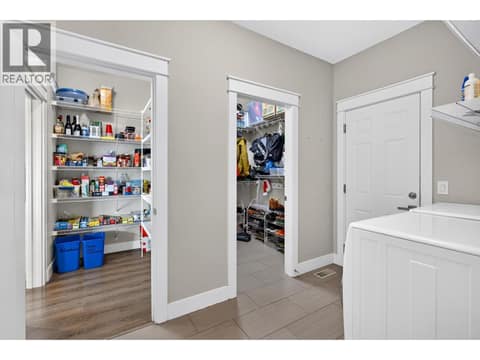 Pantry and storage main floor at 2425 Tallus Heights Drive, Shannon Lake, West Kelowna