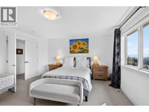 Primary bedroom at 2425 Tallus Heights Drive, Shannon Lake, West Kelowna