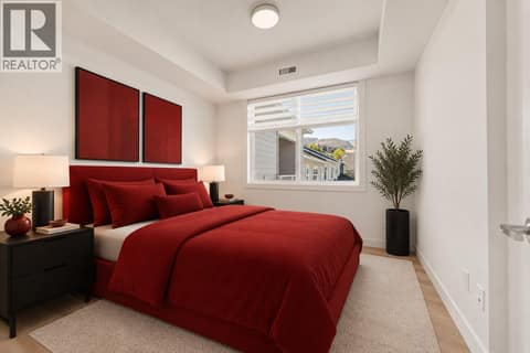Virtually Staged Bedroom Option. at 5300 Main Street Unit# 202, Kettle Valley, Kelowna