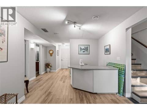 Downstairs Foyer at 59 Rawlings Lake Road, Lumby Valley